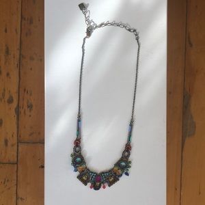 Sliver beaded necklace by Ayala Bar